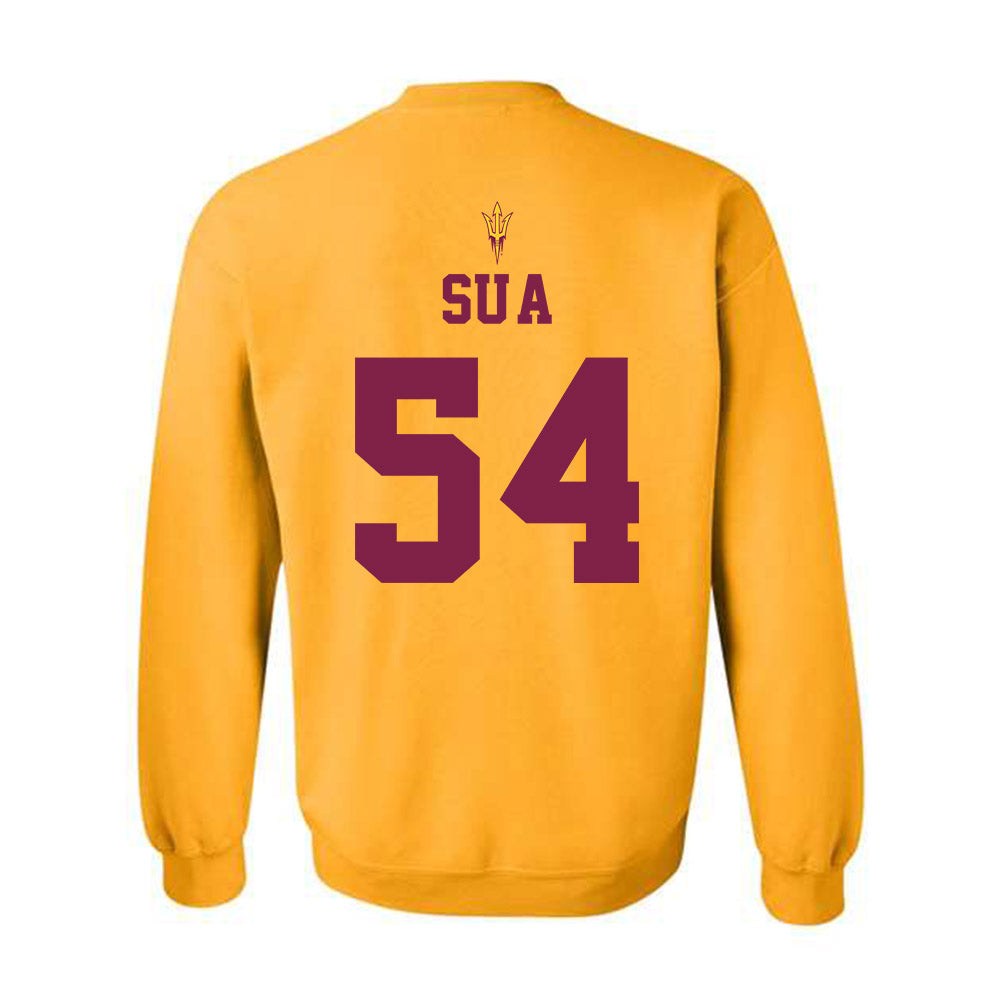 Arizona State - NCAA Football : Joey Su'a - Senior Day Crewneck Sweatshirt-1