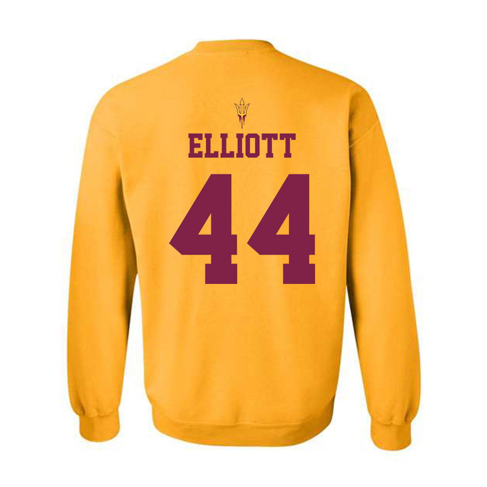 Arizona State - NCAA Football : Keyshaun Elliott - Senior Day Crewneck Sweatshirt-1