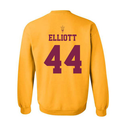 Arizona State - NCAA Football : Keyshaun Elliott - Senior Day Crewneck Sweatshirt-1