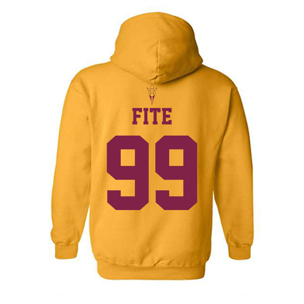 Arizona State - NCAA Football : CJ Fite - Senior Day Hooded Sweatshirt-1