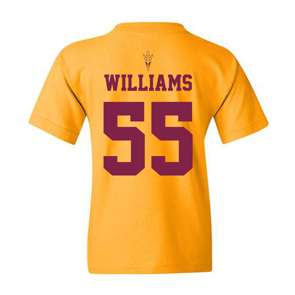 Arizona State - NCAA Football : Ramar Williams - Senior Day Youth T-Shirt-1