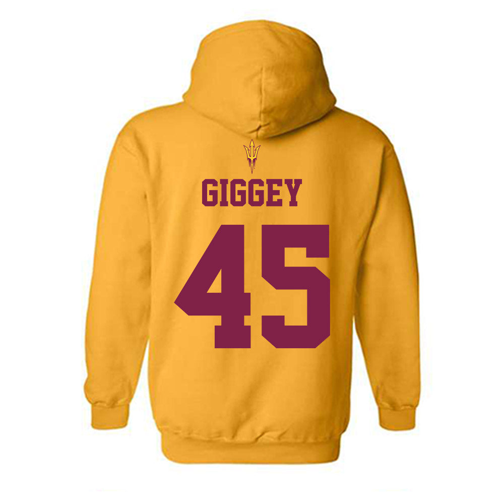 Arizona State - NCAA Football : James Giggey - Senior Day Hooded Sweatshirt-1