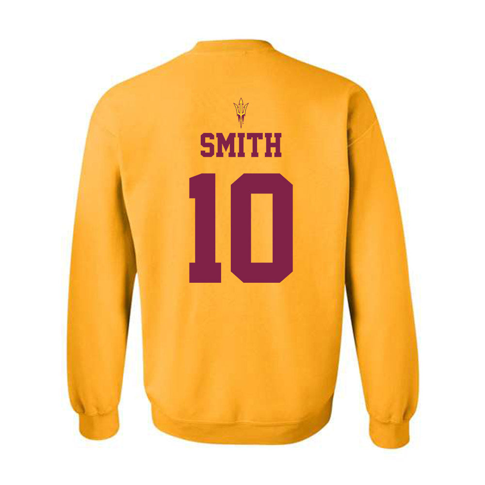 Arizona State - NCAA Football : Clayton Smith - Senior Day Crewneck Sweatshirt-1