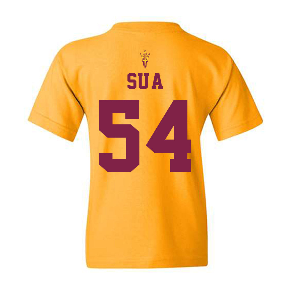 Arizona State - NCAA Football : Joey Su'a - Senior Day Youth T-Shirt-1