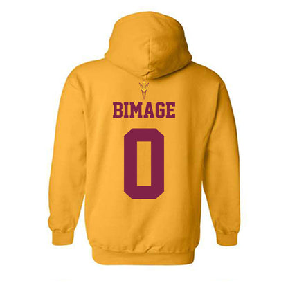 Arizona State - NCAA Football : Rodney Jr Bimage - Senior Day Hooded Sweatshirt-1