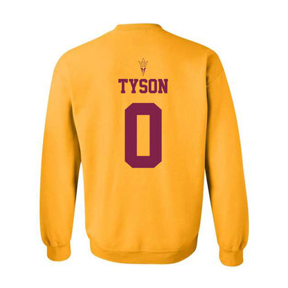 Arizona State - NCAA Football : Jordyn Tyson - Senior Day Crewneck Sweatshirt-1
