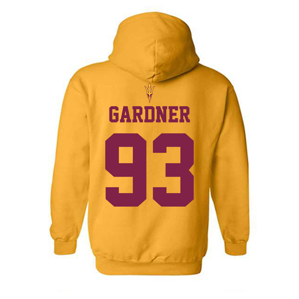 Arizona State - NCAA Football : My'Keil Gardner - Senior Day Hooded Sweatshirt-1