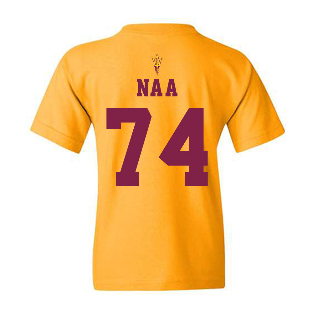 Arizona State - NCAA Football : Sean Na'a - Senior Day Youth T-Shirt-1