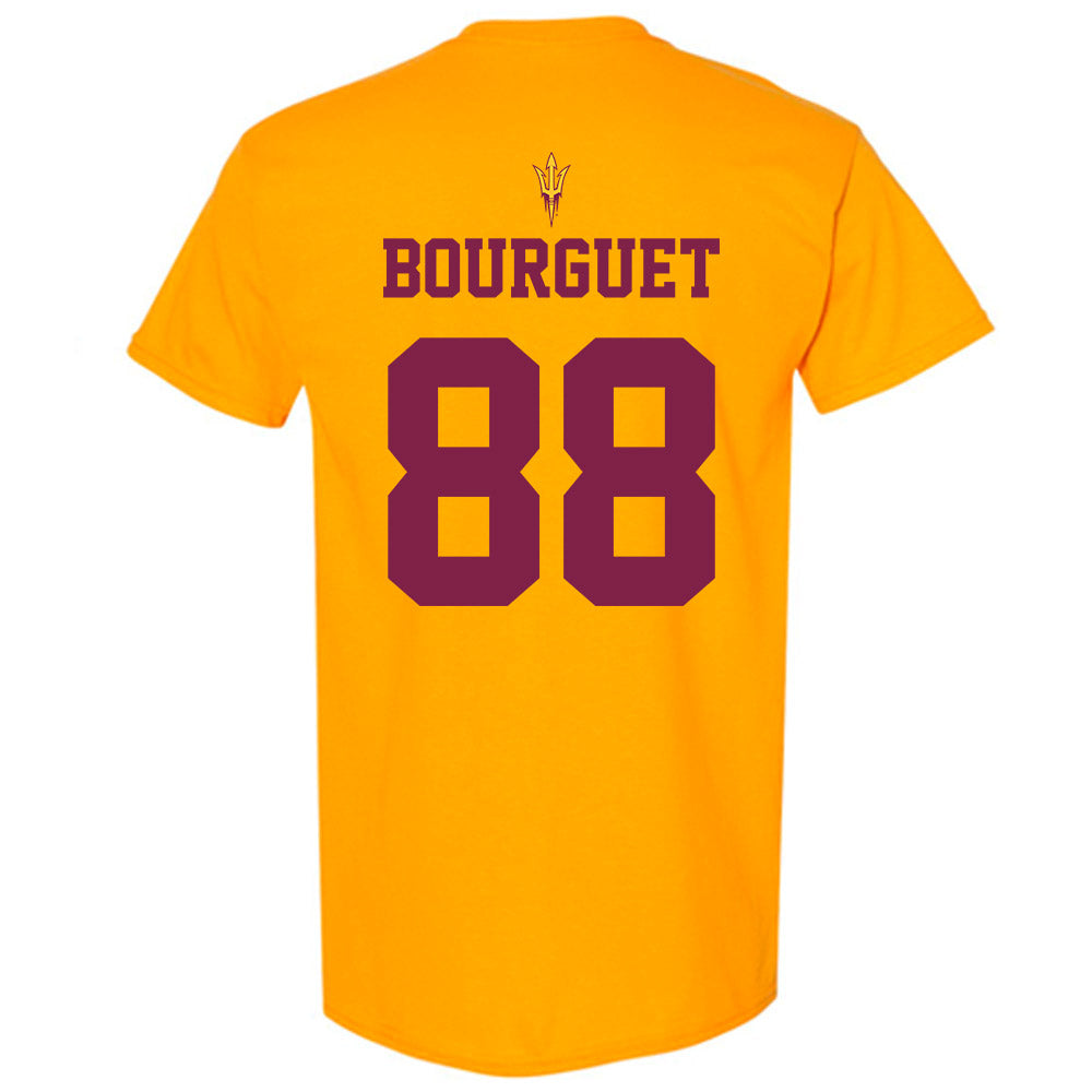Arizona State - NCAA Football : Coben Bourguet - Senior Day T-Shirt-1