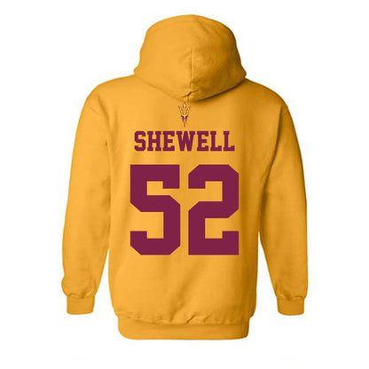 Arizona State - NCAA Football : Ian Shewell - Senior Day Hooded Sweatshirt-1