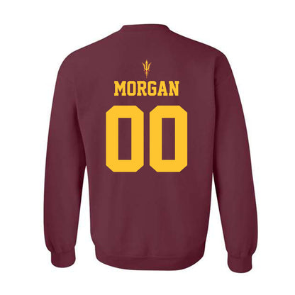 Arizona State - NCAA Football : Daeshon morgan - Fashion Shersey Crewneck Sweatshirt-1