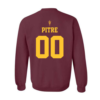 Arizona State - NCAA Football : Roman Pitre - Fashion Shersey Crewneck Sweatshirt-1