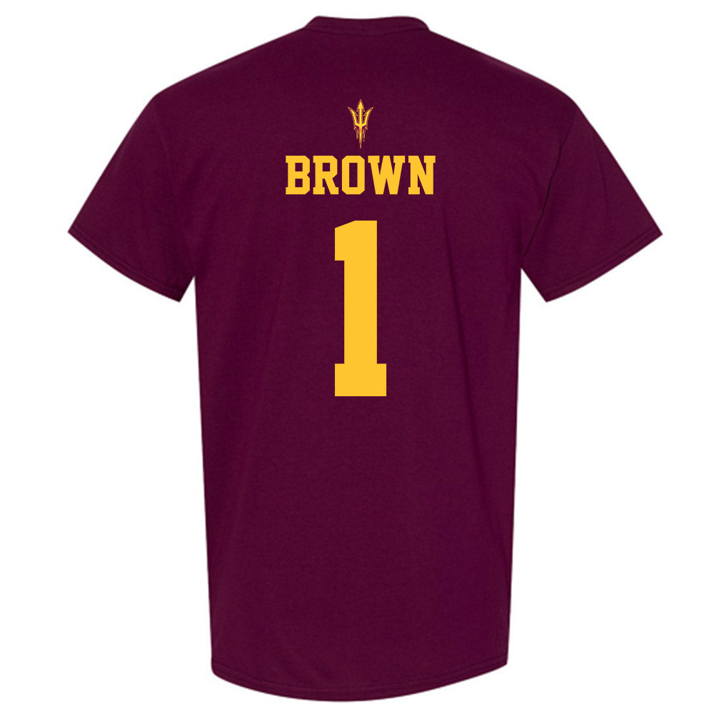 Arizona State - NCAA Football : Kyson Brown - Fashion Shersey T-Shirt-1