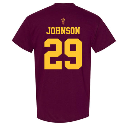 Arizona State - NCAA Football : Plas Johnson - Fashion Shersey T-Shirt-1