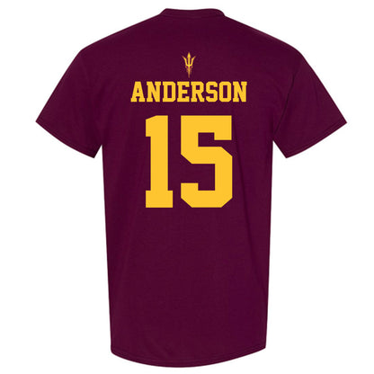 Arizona State - NCAA Football : Khamari Anderson - Fashion Shersey T-Shirt-1