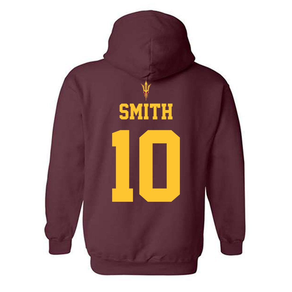 Arizona State - NCAA Football : Clayton Smith - Fashion Shersey Hooded Sweatshirt-1