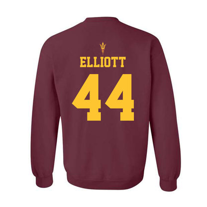 Arizona State - NCAA Football : Keyshaun Elliott - Fashion Shersey Crewneck Sweatshirt-1