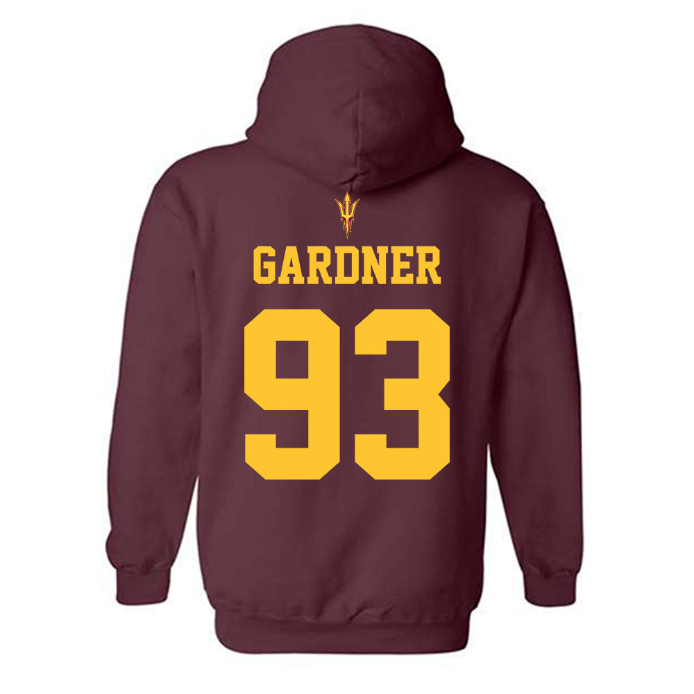 Arizona State - NCAA Football : My'Keil Gardner - Fashion Shersey Hooded Sweatshirt-1