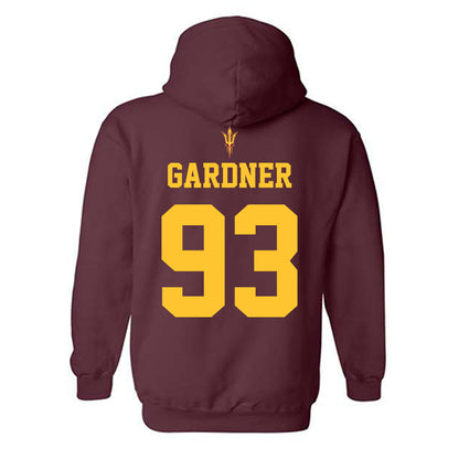 Arizona State - NCAA Football : My'Keil Gardner - Fashion Shersey Hooded Sweatshirt-1