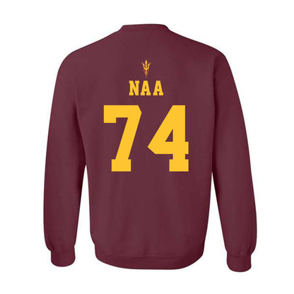 Arizona State - NCAA Football : Sean Na'a - Fashion Shersey Crewneck Sweatshirt-1