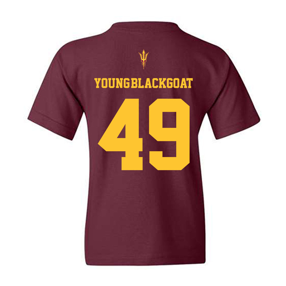 Arizona State - NCAA Football : Prayer Young-Blackgoat - Fashion Shersey Youth T-Shirt-1