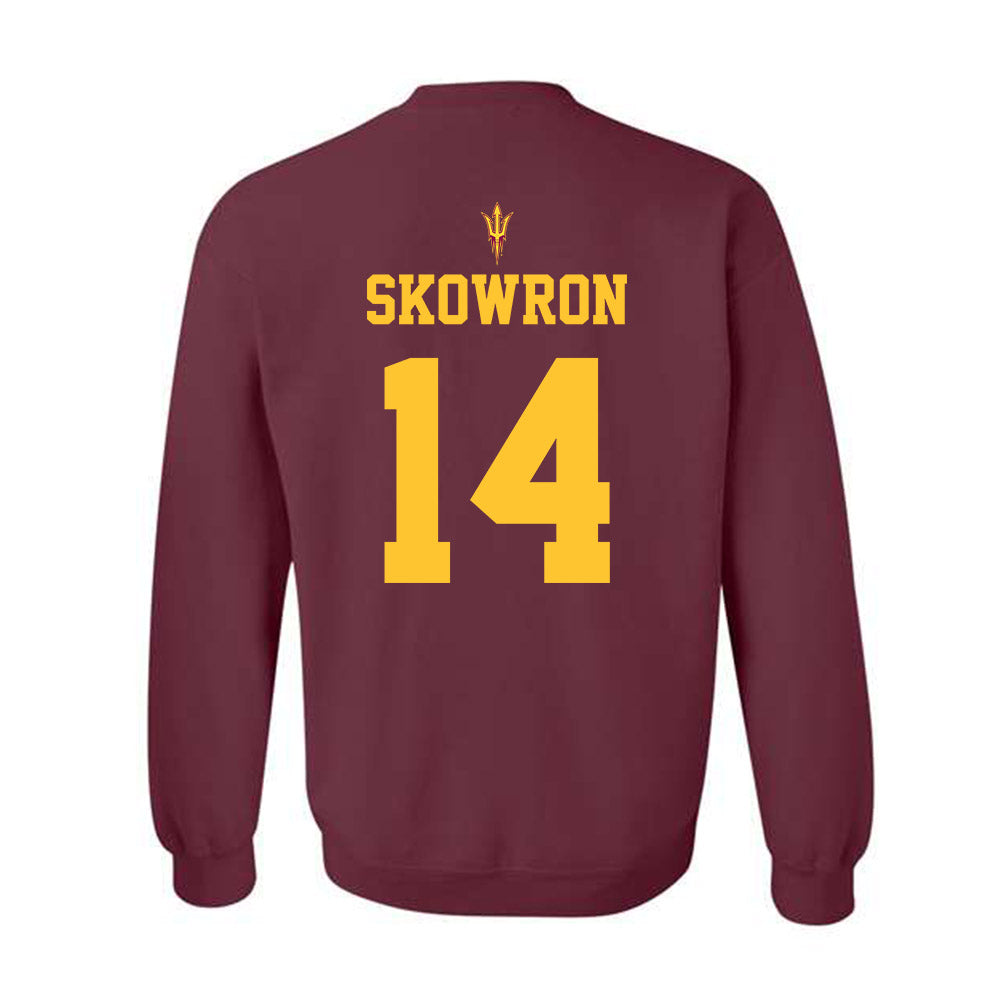 Arizona State - NCAA Football : Xavier Skowron - Fashion Shersey Crewneck Sweatshirt-1