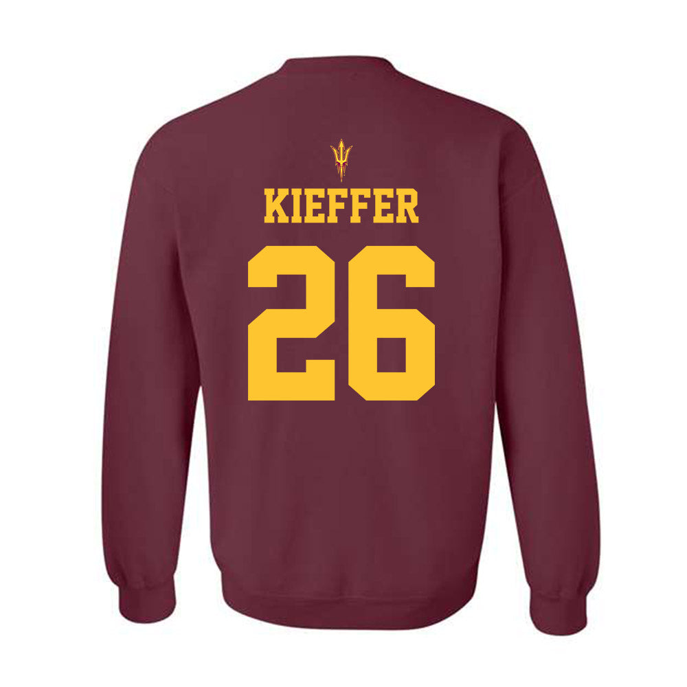Arizona State - NCAA Football : Carston Kieffer - Fashion Shersey Crewneck Sweatshirt-1