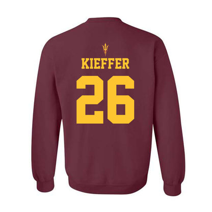 Arizona State - NCAA Football : Carston Kieffer - Fashion Shersey Crewneck Sweatshirt-1