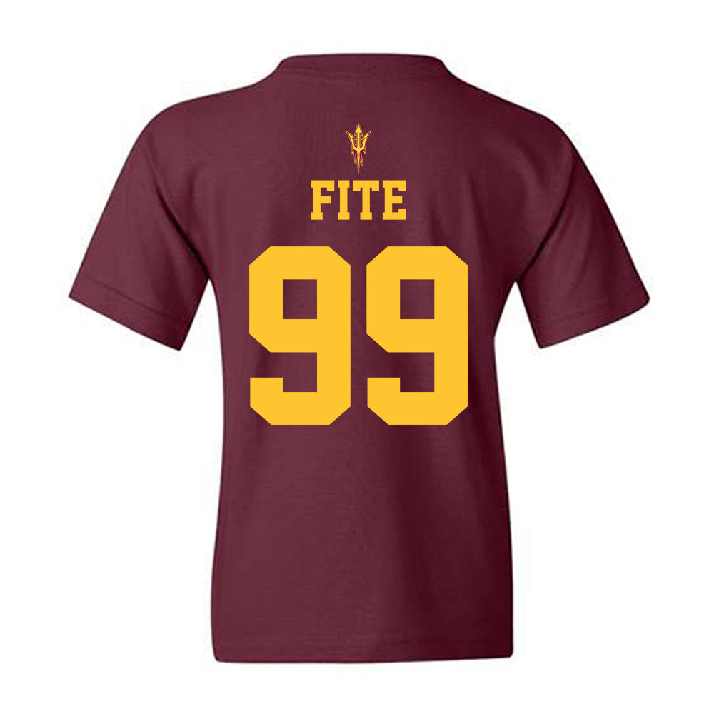 Arizona State - NCAA Football : CJ Fite - Fashion Shersey Youth T-Shirt-1