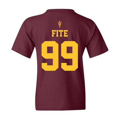 Arizona State - NCAA Football : CJ Fite - Fashion Shersey Youth T-Shirt-1