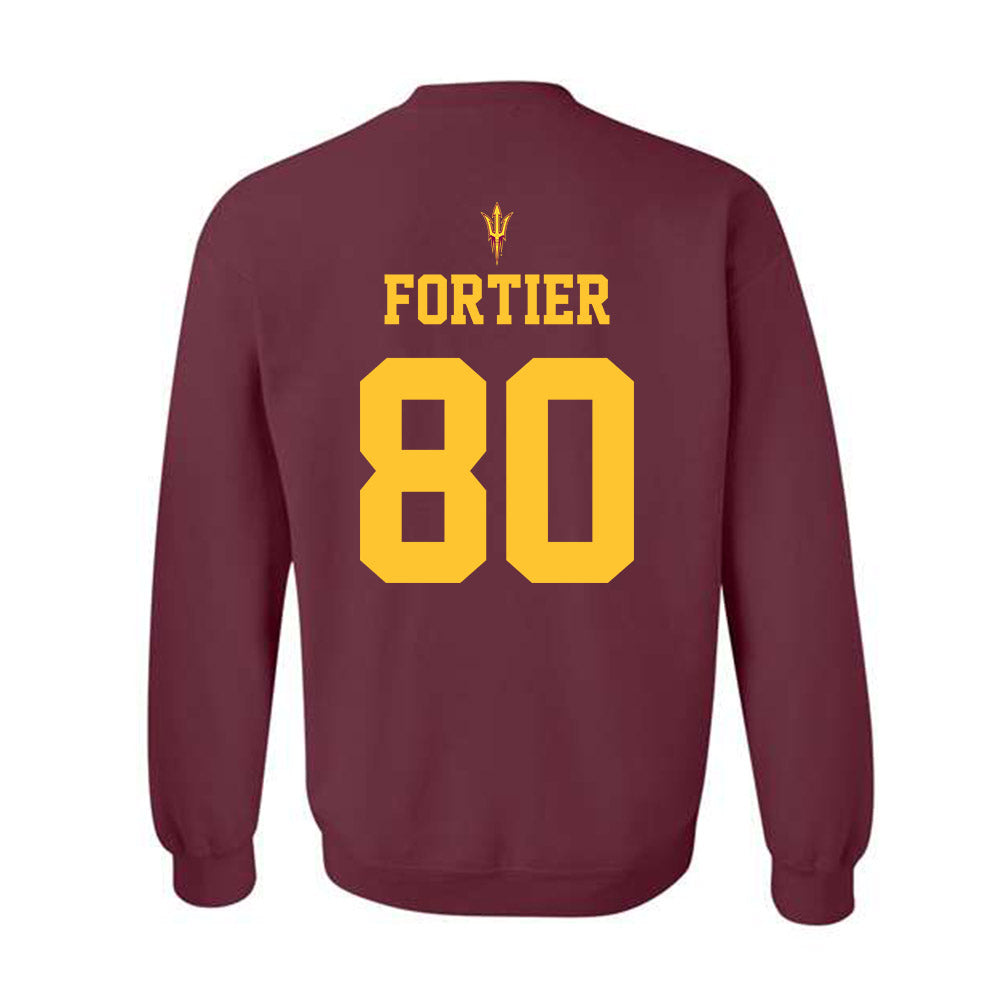 Arizona State - NCAA Football : Jayden Fortier - Fashion Shersey Crewneck Sweatshirt-1