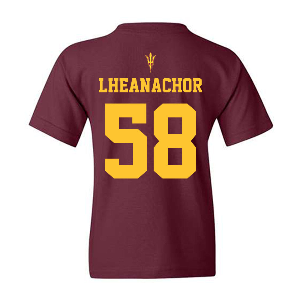 Arizona State - NCAA Football : Maxwell Lheanachor - Fashion Shersey Youth T-Shirt-1