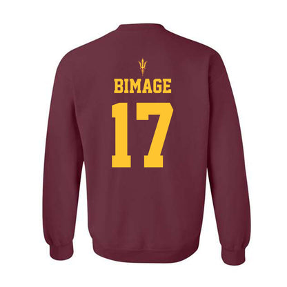 Arizona State - NCAA Football : Rodney Bimage - Fashion Shersey Crewneck Sweatshirt-1