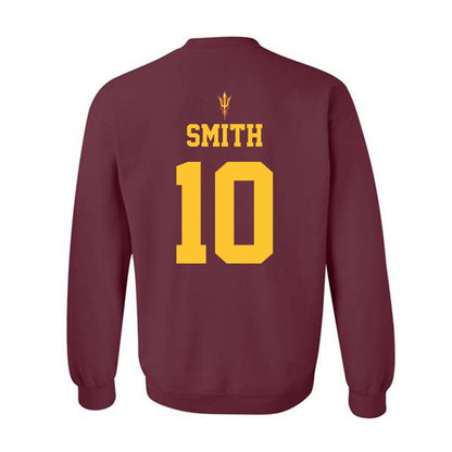 Arizona State - NCAA Football : Clayton Smith - Fashion Shersey Crewneck Sweatshirt-1