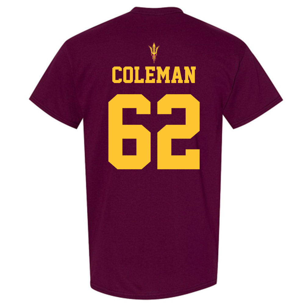 Arizona State - NCAA Football : Ben Coleman - Fashion Shersey T-Shirt-1