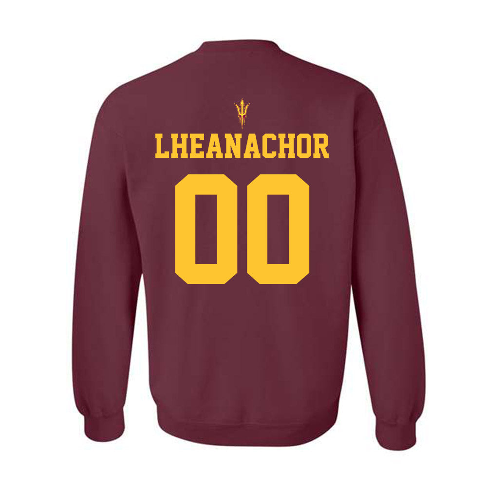 Arizona State - NCAA Football : Maxwell Lheanachor - Fashion Shersey Crewneck Sweatshirt-1