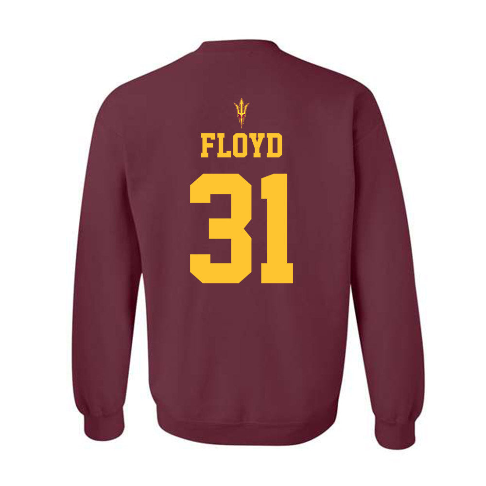 Arizona State - NCAA Football : Kanyon Floyd - Activate The Valley Crewneck Sweatshirt-1