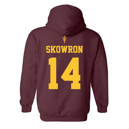 Arizona State - NCAA Football : Xavier Skowron - Activate The Valley Hooded Sweatshirt-1