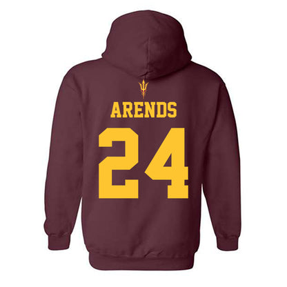 Arizona State - NCAA Football : Coleson Arends - Activate The Valley Hooded Sweatshirt-1
