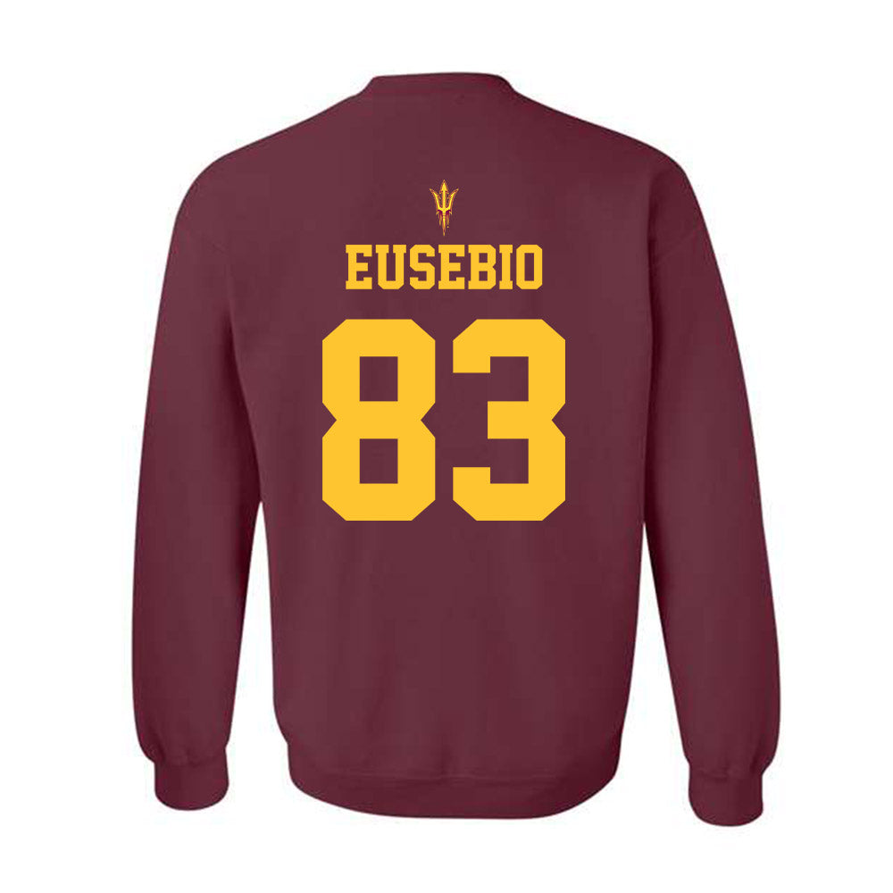 Arizona State - NCAA Football : Derek Eusebio - Activate The Valley Crewneck Sweatshirt-1