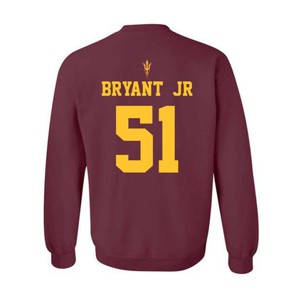 Arizona State - NCAA Football : Desean Bryant Jr - Activate The Valley Crewneck Sweatshirt-1