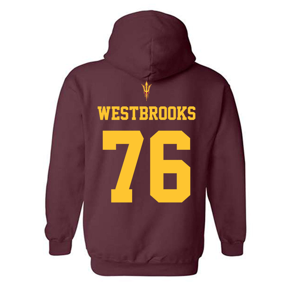 Arizona State - NCAA Football : Rashad Westbrooks - Activate The Valley Hooded Sweatshirt-1
