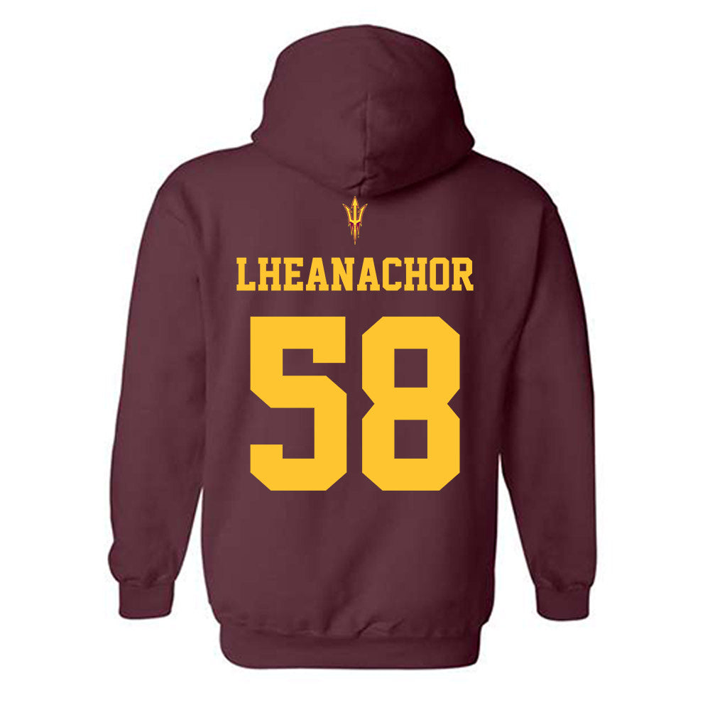Arizona State - NCAA Football : Maxwell Lheanachor - Activate The Valley Hooded Sweatshirt-1
