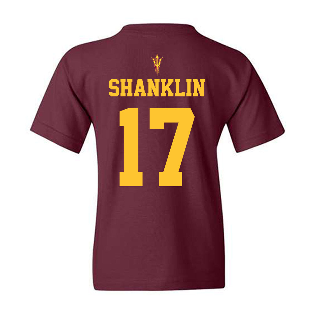 Arizona State - NCAA Football : Joshua Shanklin - Activate The Valley Youth T-Shirt-1