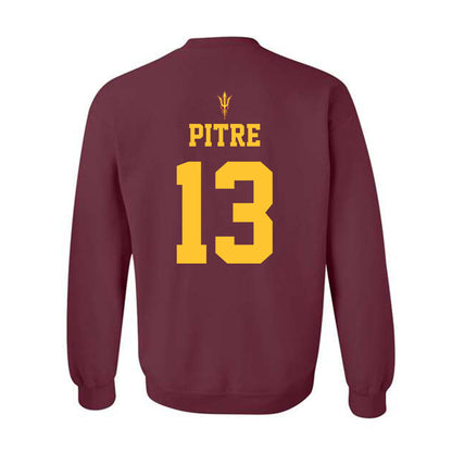 Arizona State - NCAA Football : Roman Pitre - Activate The Valley Crewneck Sweatshirt-1