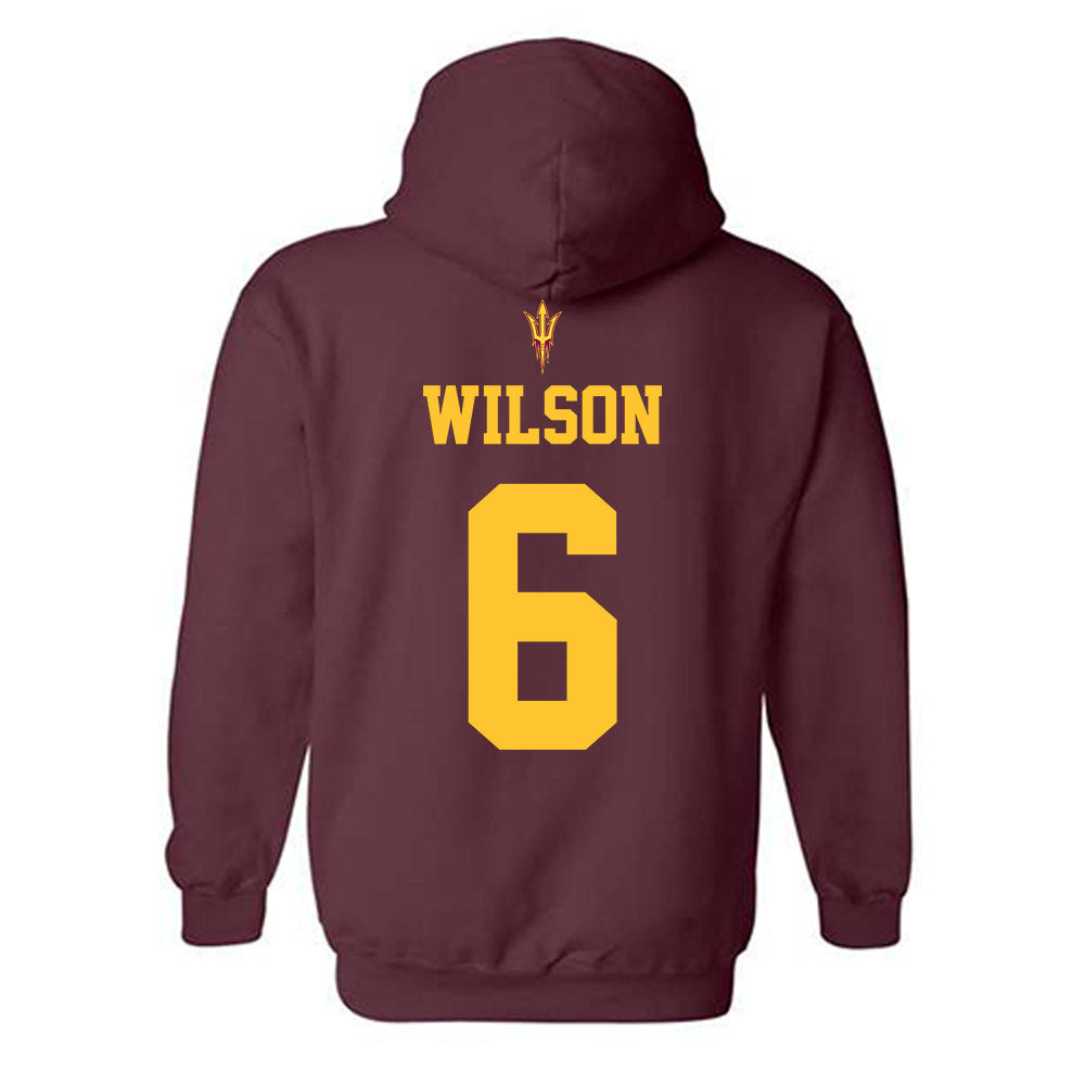 Arizona State - NCAA Football : Adrian Wilson - Activate The Valley Hooded Sweatshirt-1