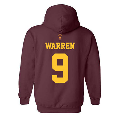 Arizona State - NCAA Football : Montana Warren - Activate The Valley Hooded Sweatshirt-1