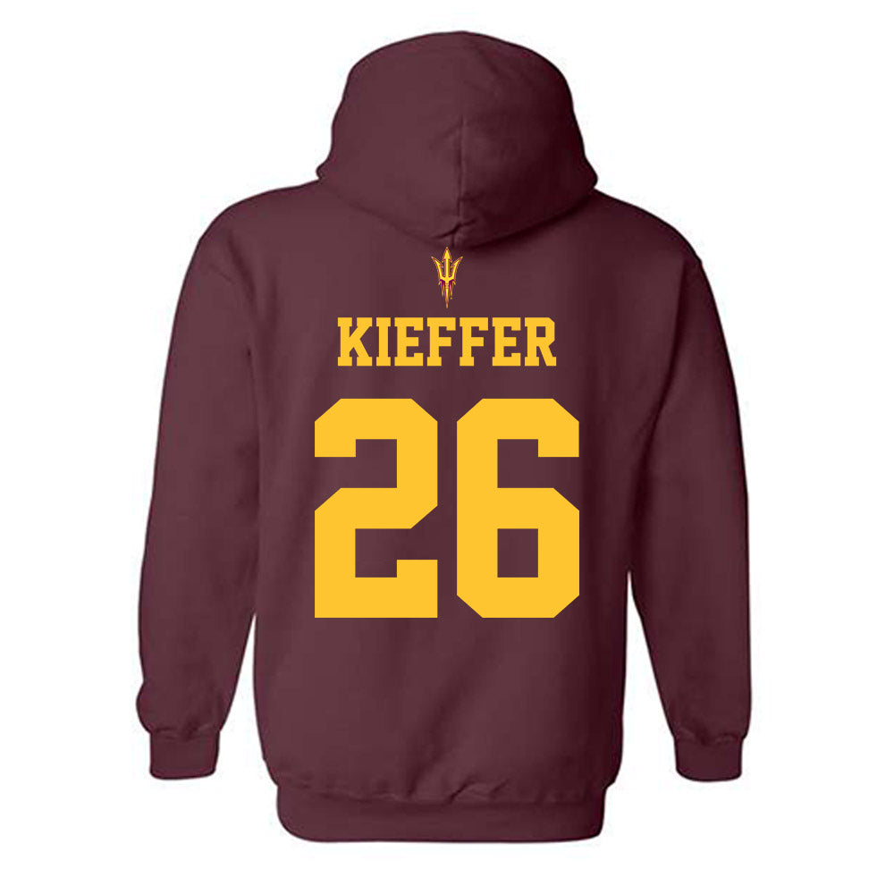 Arizona State - NCAA Football : Carston Kieffer - Activate The Valley Hooded Sweatshirt-1