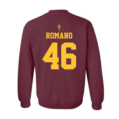 Arizona State - NCAA Football : Tommy Romano - Activate The Valley Crewneck Sweatshirt-1