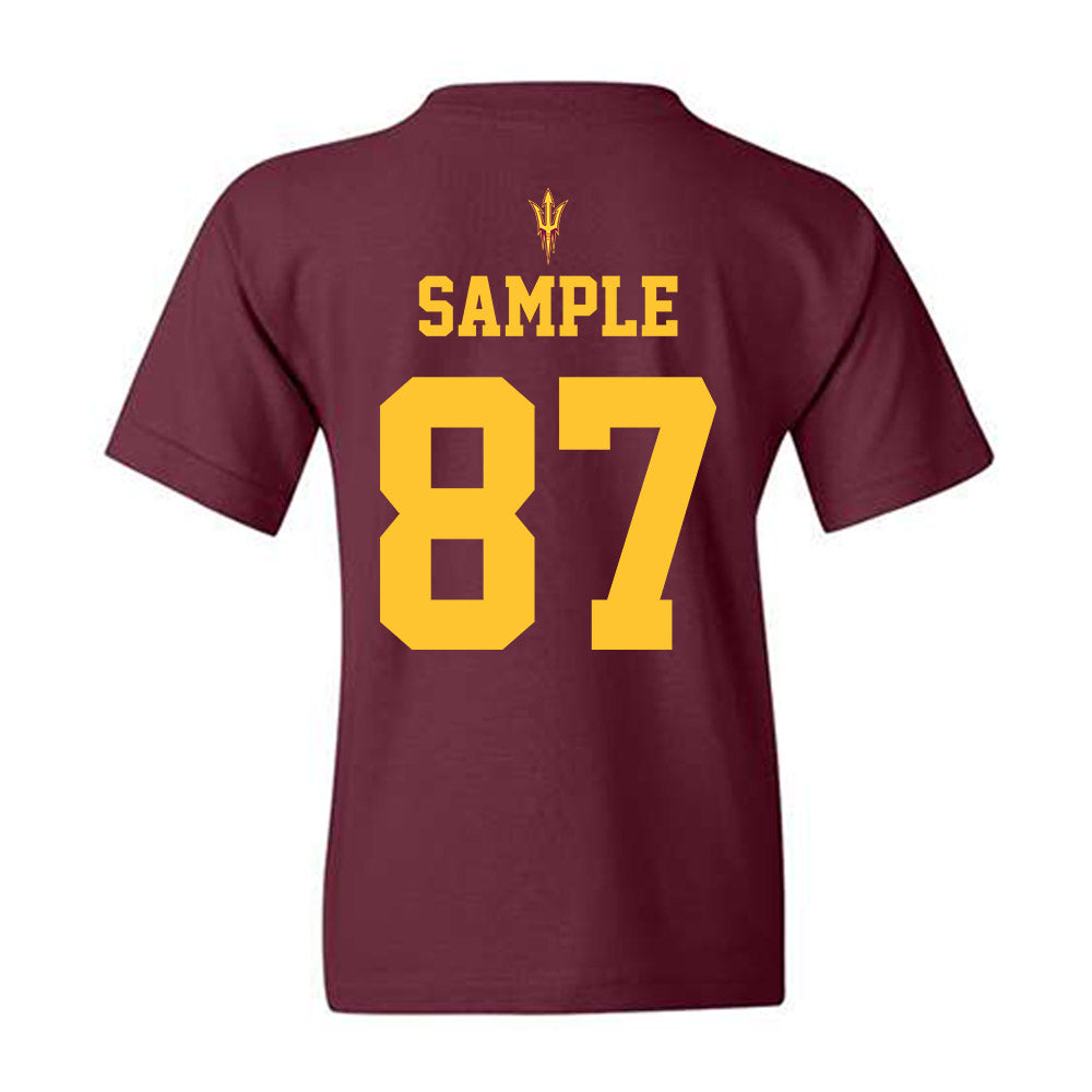 Arizona State - NCAA Football : Zechariah Sample - Activate The Valley Youth T-Shirt-1